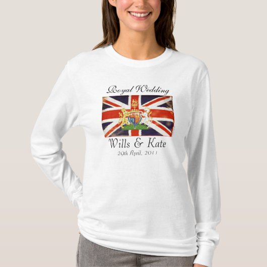Royal Wedding Coat of Arms T - Shirt (Vorderseite)
