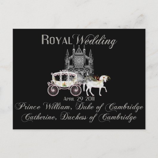 Royal Wedding Collectious Postcard Postkarte (Vorderseite)