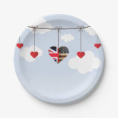 Royal Wedding Disposable Tableware Pappteller (Vorderseite)