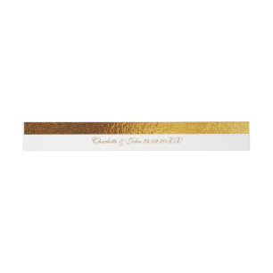 Royal Wedding Golden Shiny Bly Band