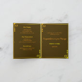 Royal Wedding Greetings & Wishing Congratulation Dankeskarte (Innenseite)