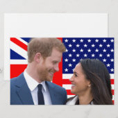 Royal Wedding Harry und Meghan Briefpapier (Vorne/Hinten)