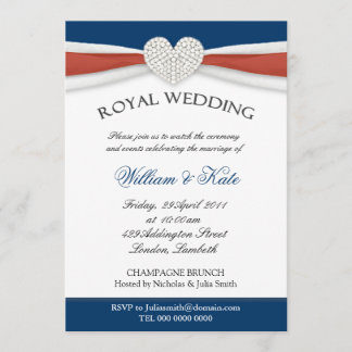 Royal Wedding House Party Einladungen
