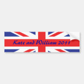 Royal Wedding /Kate und William Autoaufkleber (Vorne)