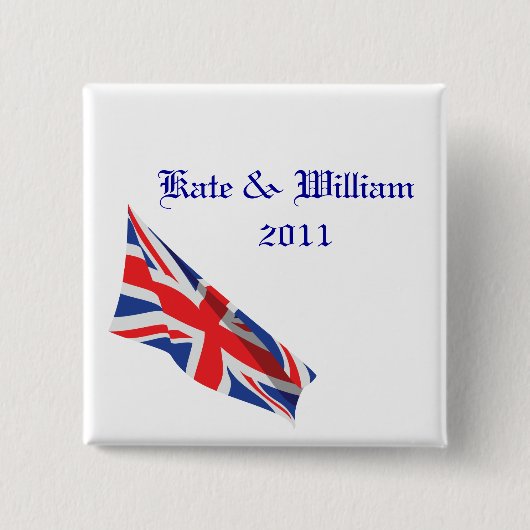 Royal Wedding /Kate und William Button (Vorderseite)