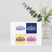 Royal Wedding/Kate und William Postkarte (Stehend Vorderseite)