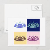 Royal Wedding/Kate und William Postkarte (Vorne/Hinten)