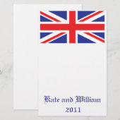 Royal Wedding/Kate & William Briefpapier (Vorne/Hinten)