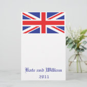 Royal Wedding/Kate & William Briefpapier (Stehend Vorderseite)