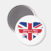 Royal Wedding - Kate & William Magnet (Vorderseite/Rückseite)