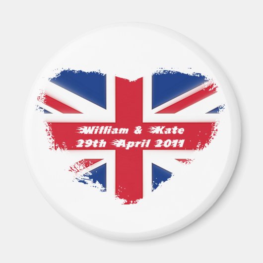 Royal Wedding - Kate & William Magnet (Vorne)