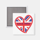 Royal Wedding/Kate & William Magnet (Vorderseite/Rückseite)