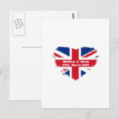 Royal Wedding - Kate & William Postkarte (Vorne/Hinten)