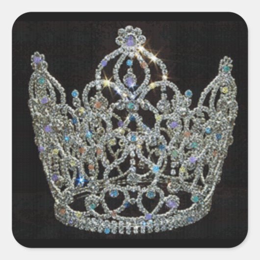 Royal Wedding/Kate & William Quadratischer Aufkleber (Vorderseite)