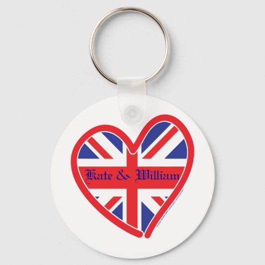 Royal Wedding/Kate & William Schlüsselanhänger (Vorderseite)