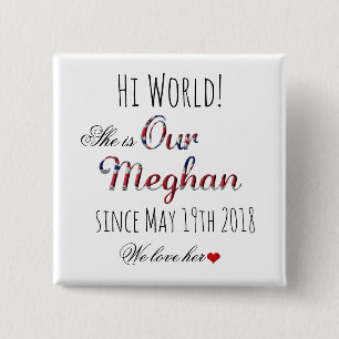 Royal Wedding Meghan Markle Prince Harry 19. Mai Button