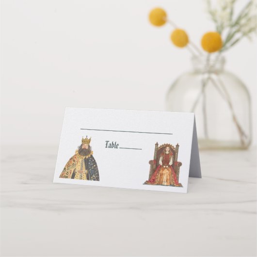 Royal Wedding Platzkarte (Rückseite)