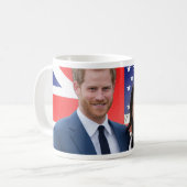 Royal Wedding Prince Harry und Meghan Markle Kaffeetasse (Vorderseite Links)