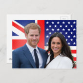 Royal Wedding Prince Harry und Meghan Markle Postkarte (Vorne/Hinten)