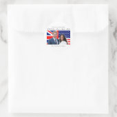 Royal Wedding Prince Harry und Meghan Markle Runder Aufkleber (Tasche)