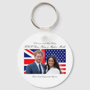 Royal Wedding Prince Harry und Meghan Markle Schlüsselanhänger