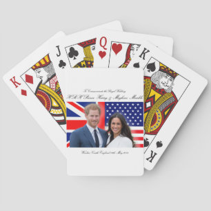Royal Wedding Prince Harry und Meghan Markle Spielkarten