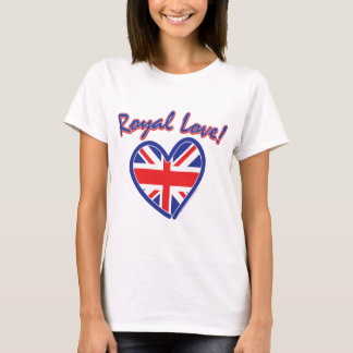 Royal Wedding, Royal Liebe, Union Jack Heart T-Shirt