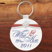 Royal Wedding Souvenir - William & Kate Key Rings Schlüsselanhänger (Vorderseite)