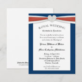 Royal Wedding Watch House Party Einladungen (Vorne/Hinten)