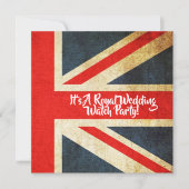 Royal Wedding Watch Party Einladung (Vorderseite)
