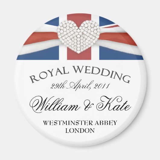 Royal Wedding - William & Kate Keepake Magnet (Vorne)