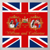 Royal Wedding - William und Kate Poster (Vorne)