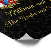 Royal Wedding - William und Kate Poster (Ecke)