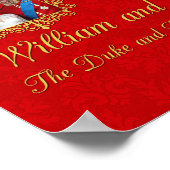 Royal Wedding - William und Kate Poster (Ecke)