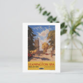 Royal Wellness-Center, Street View British Railpos Postkarte (Stehend Vorderseite)