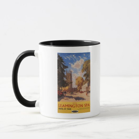 Royal Wellness-Center, Street View British Railpos Tasse (Links)