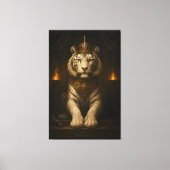 Royal White Tiger • Luxury Fine Art Canvas Leinwanddruck (Vorderseite)