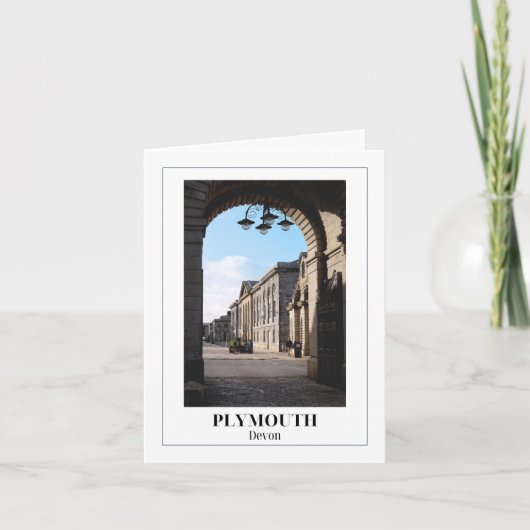 Royal William Yard, Plymouth, Devon Karte (Vorderseite)