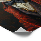 Royal Wire Fox Terrier Porträt Poster (Ecke)