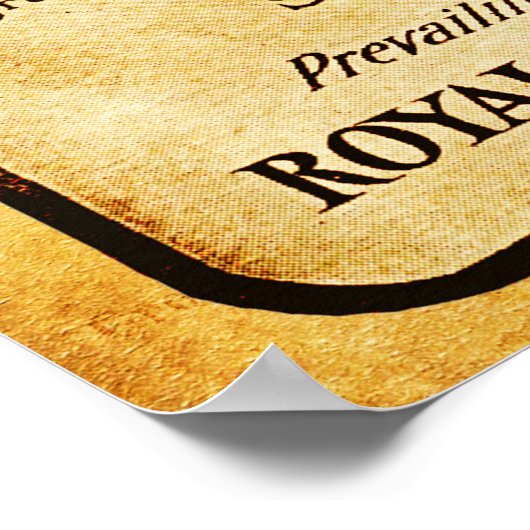 Royal Worcester Corsets Poster (Ecke)