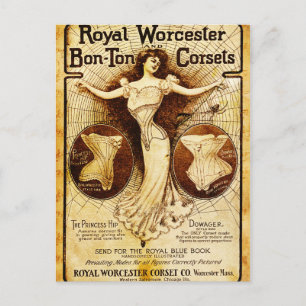 Royal Worcester Corsets Postkarte