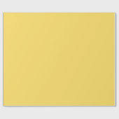 Royal Yellow Glossy Wrapping Paper Geschenkpapier (Flach)