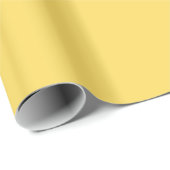 Royal Yellow Glossy Wrapping Paper Geschenkpapier (Rolleneckpunkt)