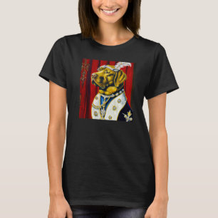 Royal Yellow Labrador Color Oil Painting T-Shirt