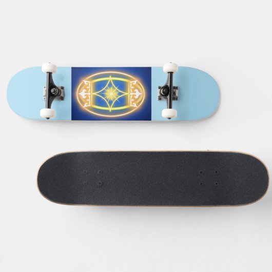 Royal Yellow Skateboard (Horizontal)