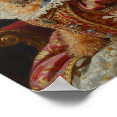 Royal Yorkshire Terrier-Porträt Poster (Ecke)