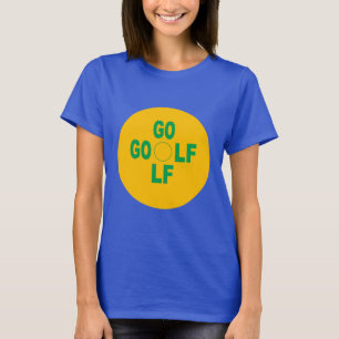 royalblaue Damen-T-Shirt SPORT GOLF T-Shirt