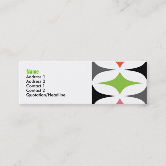 Royale Visitenkarte (Vorderseite)