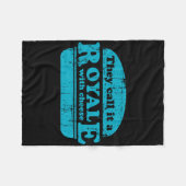 Royale With Cheese Burger Liebhaber  Fleecedecke (Vorderseite (Horizontal))