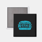 Royale With Cheese Burger Liebhaber Magnet (Vorderseite/Rückseite)